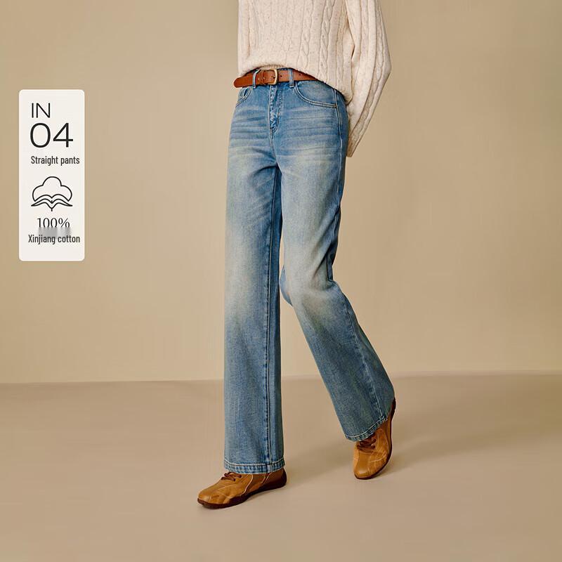 

Inman Women s High-Waist Straight Leg Denim Jeans 28