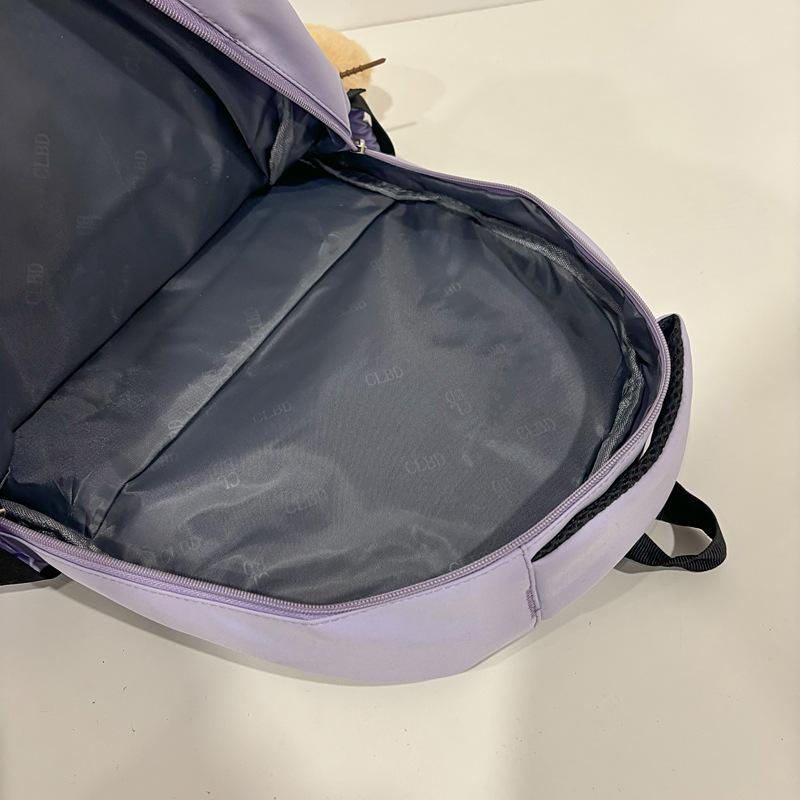 New small fresh backpack nylon large capacity junior high school student schoolbag high value casual backpack