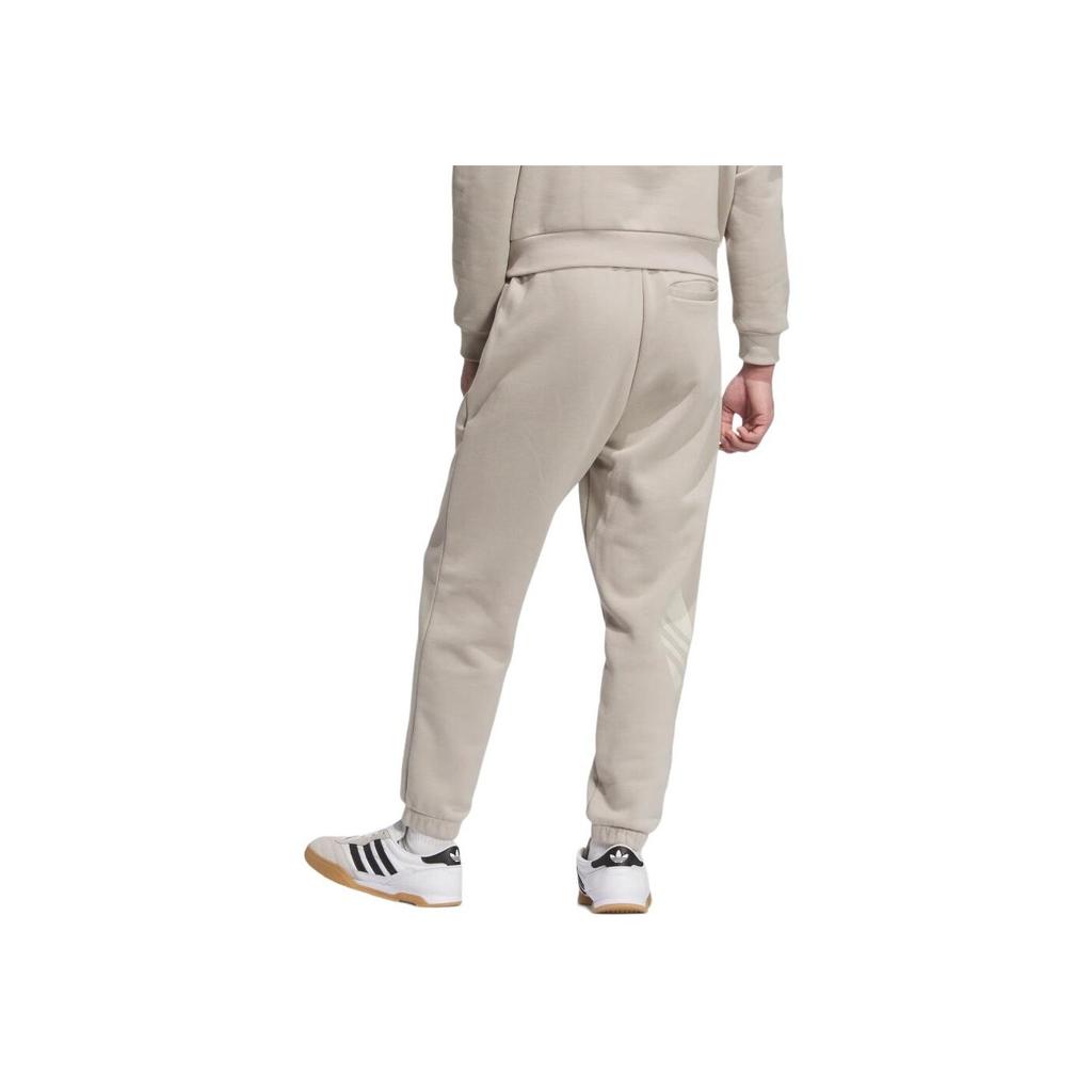 Adidas Originals Logo Comfortable Loose Versatile Sports Long Pants Unisex Bottoms Silver-Gray JL8392