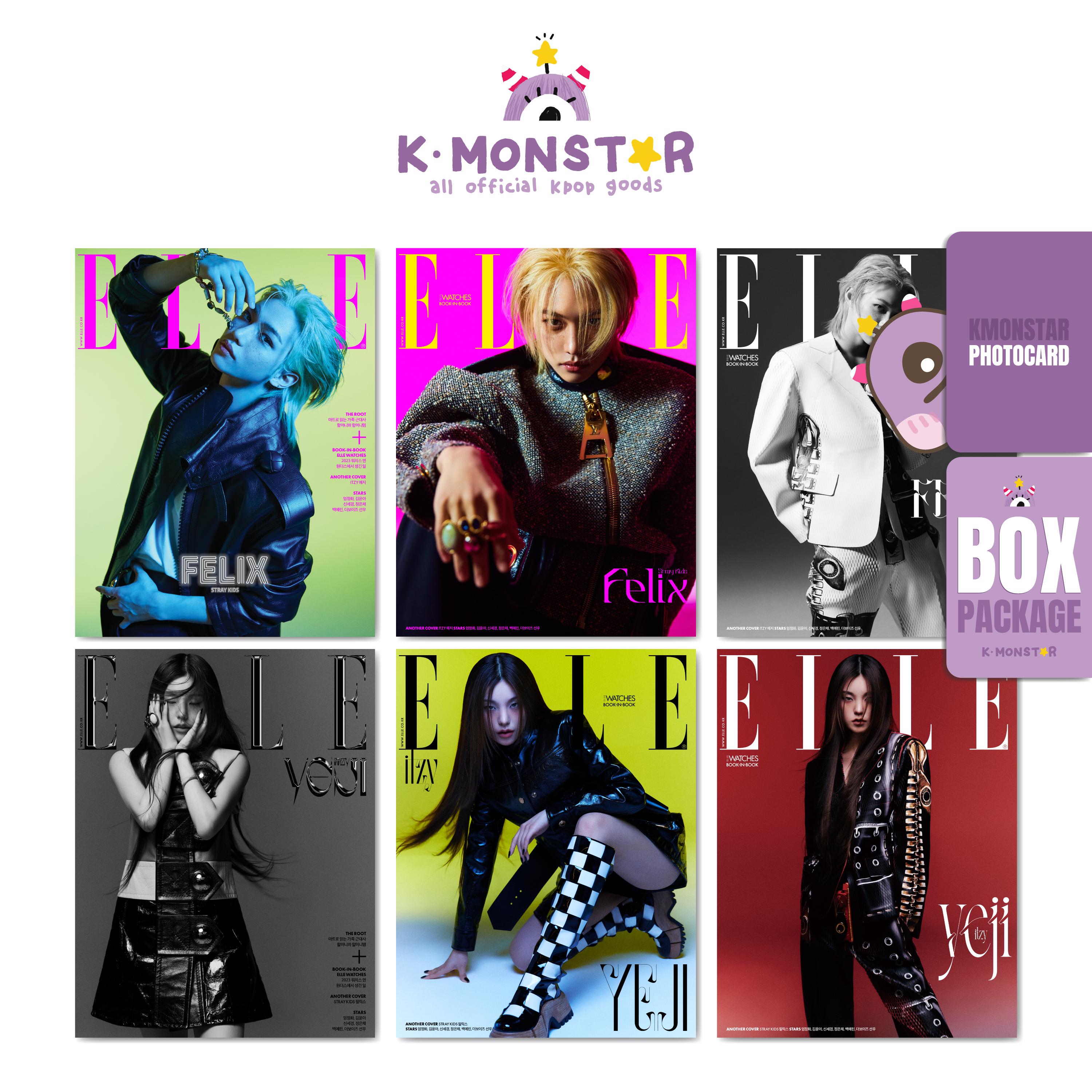 

[ПРЕДЗАКАЗ] 2023.МАЙ ELLE KOREA STRAYKIDS FELIX, ITZY YEJI 6 TYPE Обложка