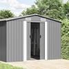 Tool Shed Gray 257 X 779 X 181 Cm Galvanized Steel