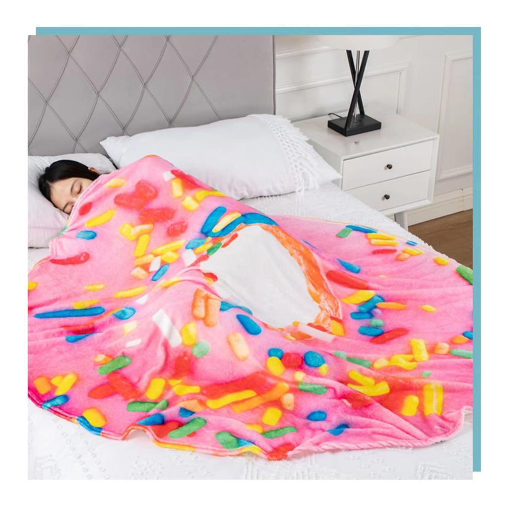 Flatbread Pancake Blanket Indian Fly Cake Blanket Burrito Office Nap Air Conditioning Comforter Cover Leg Shawl