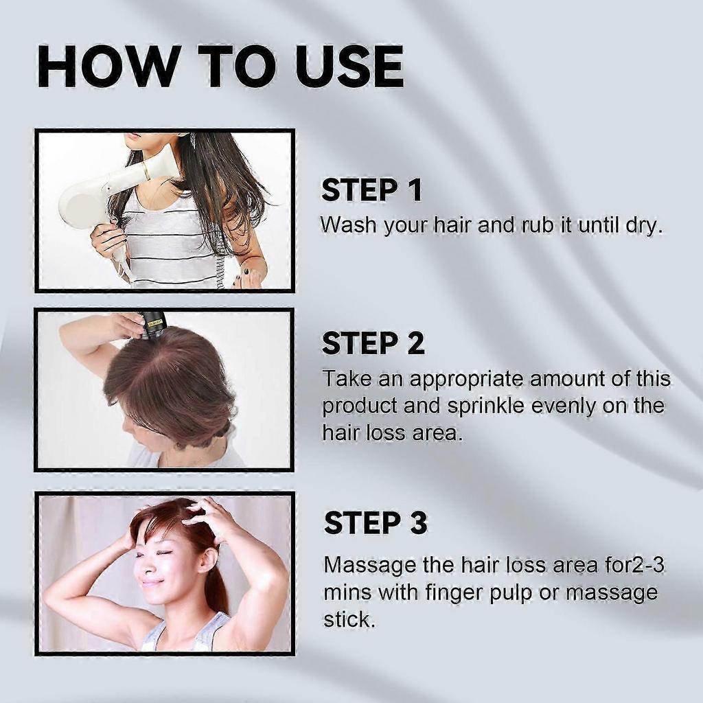 Ginger Hair Care Powder - Natural Moisturizing & Strengthening Treatment for Thicker, Darker Hair | Stimulates Hair Growth, Reduces Hair Loss, 8g Trav