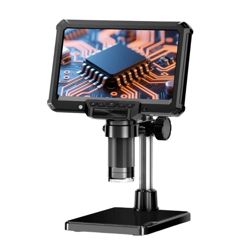 

Электронный микроскоп с зумом от 10X до 1000X, с разрешением камеры 1080P и эргономичным дизайном для использования в образовательных лабораториях