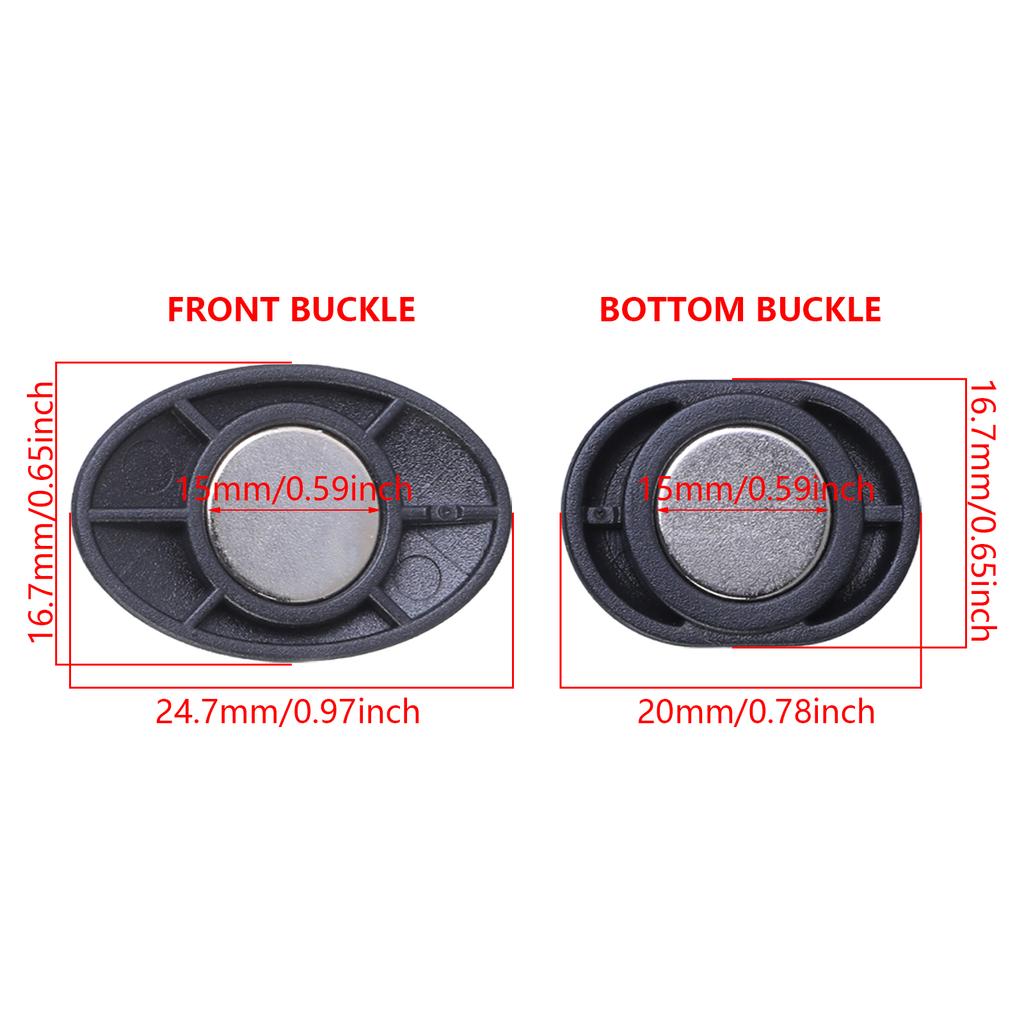 4 Pair Magnetic Race Bib Holder Marathon Race Number Running Bib Clip Magnetic Race Bib Holder Running Fix Clip Buckle