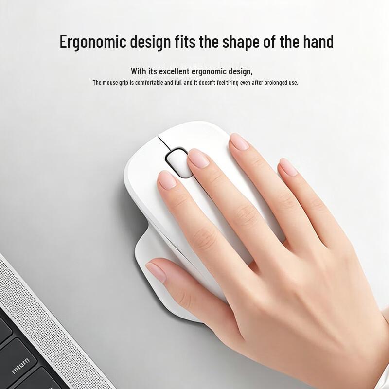 ECOLA M02BK Ergonomic Wireless Office Mouse