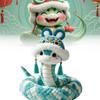 Of Year The Snake Mascot Blue Plush Toy Cartoon Stuffed Doll Decoration Gift