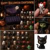 Halloween Adventskalender 2026 - Tages-Countdown Spielzeug, Überraschungs Sammelfiguren für Kinder