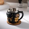 Unique Engine Shaped Mug Stainless Steel Liner Resin Appearance V6 V8 V12 Engine Engine Cup Excellent Choice For Gift Giving