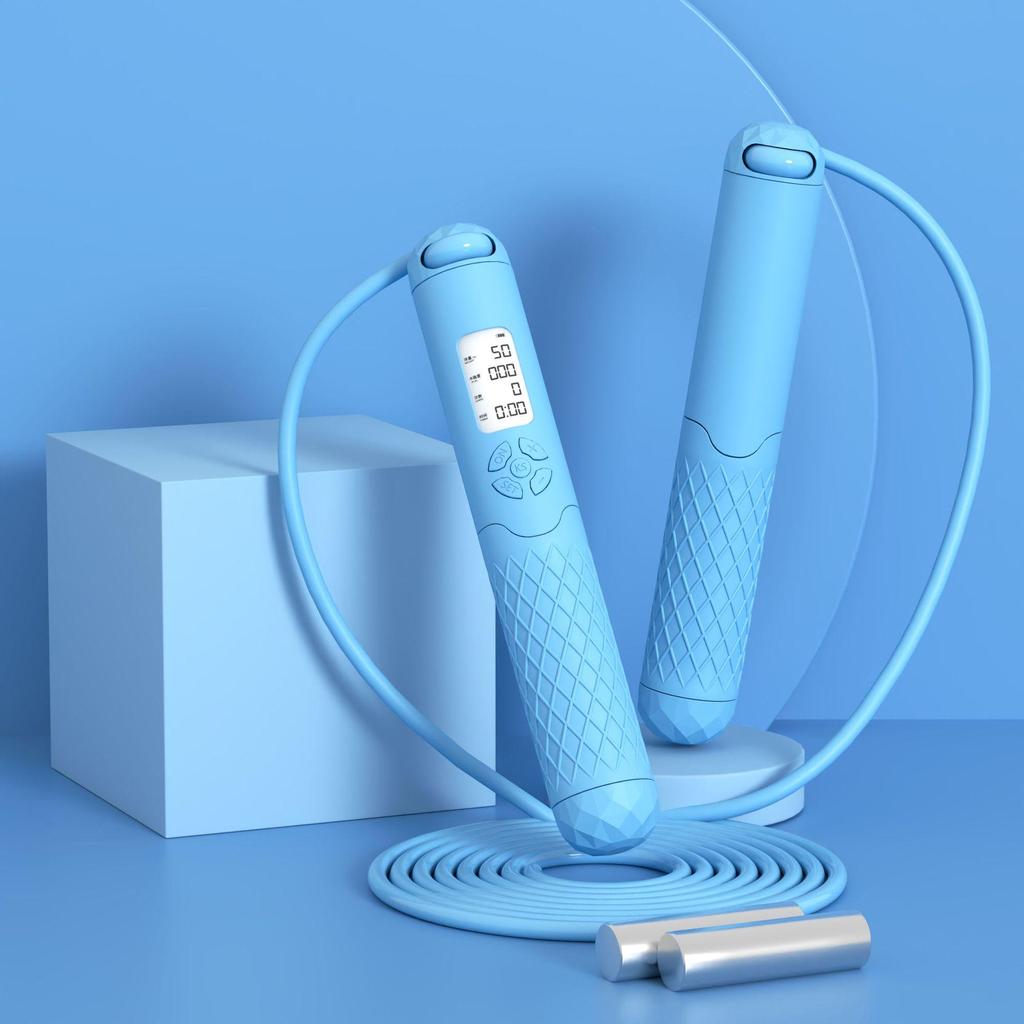Smart Cordless Weighted Jump Rope with Counting for Kids & Adults