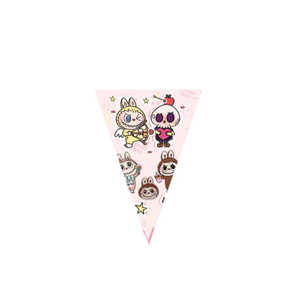 Cartoon Labubu Birthday Party Set: Kids' Decoration Supplies