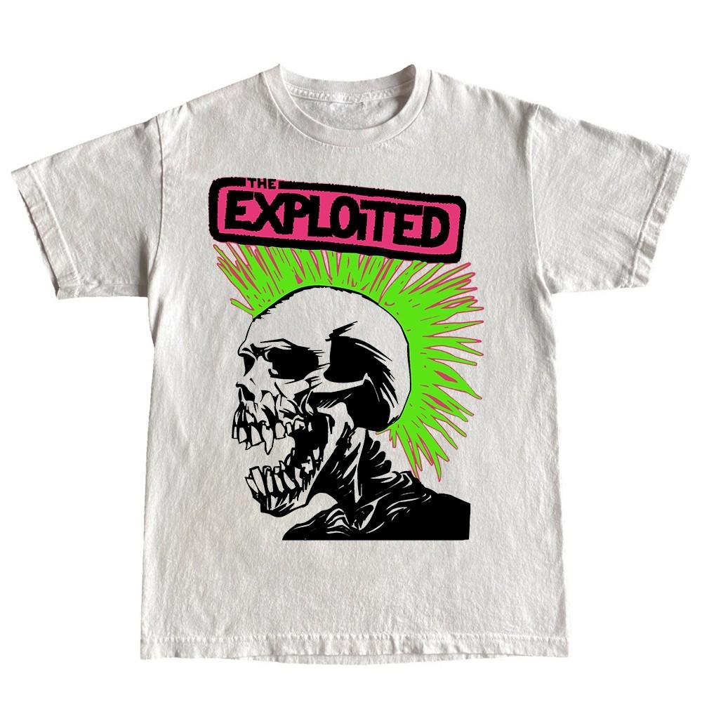 Collection THE EXPLOITED Band Gift Funny All Size Tee E74.123