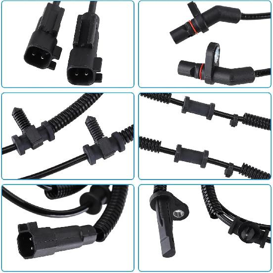 4 PCS Front and Rear ABS Wheel Speed Sensor Compatible for Dodge Ram 1500 2013-2018 & 1500 Classic