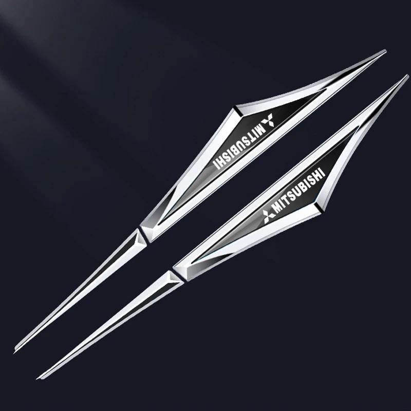 

2PCS Alloy Car Fender Strips Side Badge Sticker for Mitsubishi Ralliart Lancer EX Outlander Eclipse Pajero ASX EVO Decoration