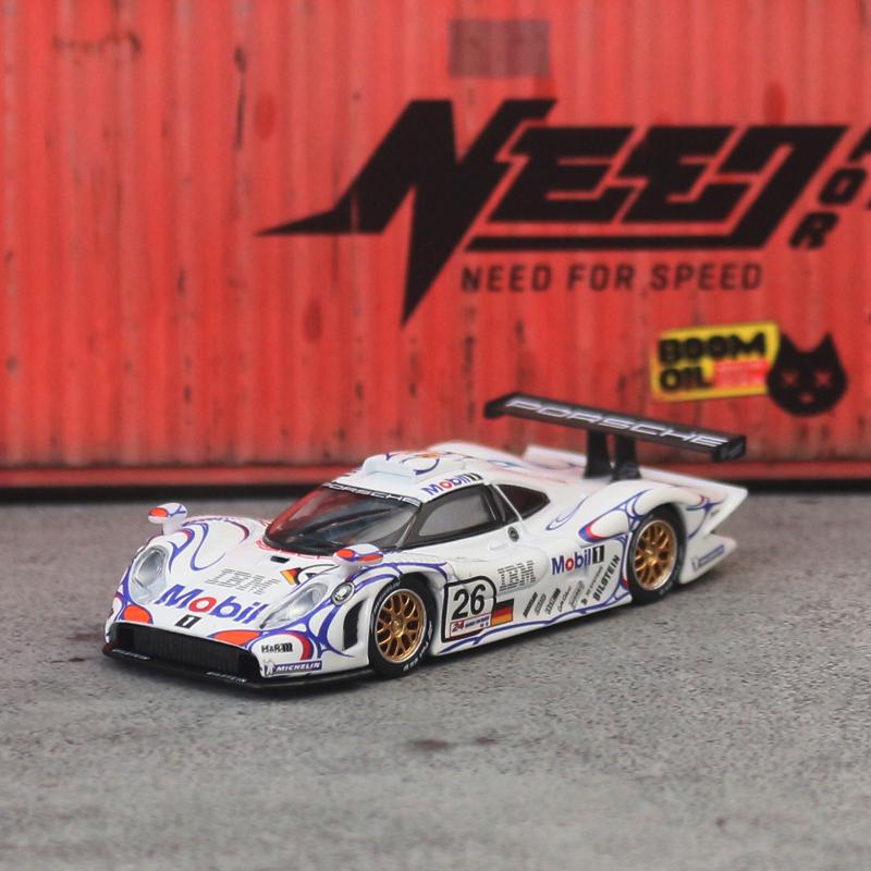 

TH 1:64 1998 Porsche 911 GT1 LM Racing car Diecast Model Car Alloy Simulation Vehicle Model Adult Collection Model Series