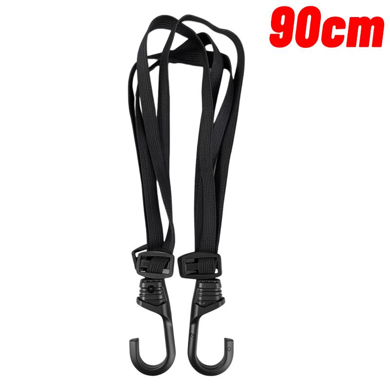 Motorcycle Back Seat Helmet Strips Motorcycle Helmet Fixed Elastic Rope Strap Adjustment Fix Rope Goods Strap 60cm/90cm 1-4pcs