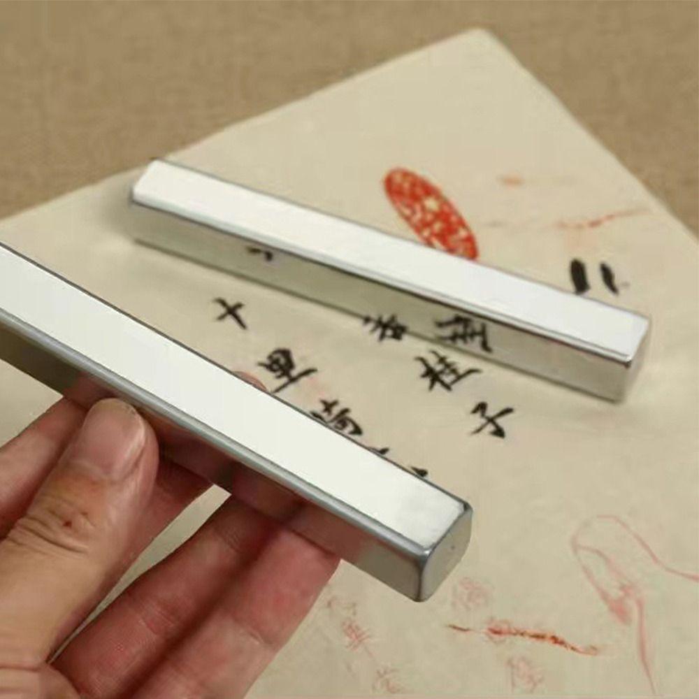 2PCS Retro Iron Paperweights Portable Calligraphy Tool Ancient Chinese Paper Weight  Artist