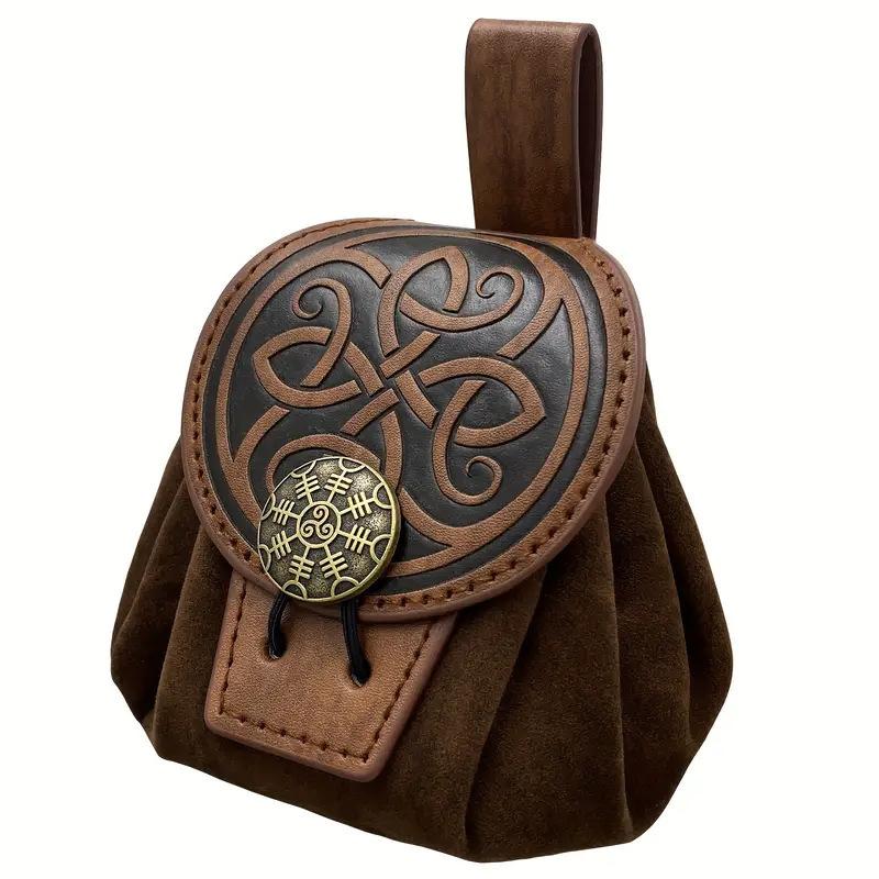 Steampunk Středověký Punkový Styl Ledvinky pro Muže PU Kůže Kapsička na Mince Závěsný Pás Taška přes Pas Stahovací Pásek na Boky Cosplay