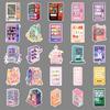 50 Cartoon Vending Machine Graffiti Stickers Personalized Creative Hand Account Decoration Mobile Phone Case Water Cup Stationery Stickers