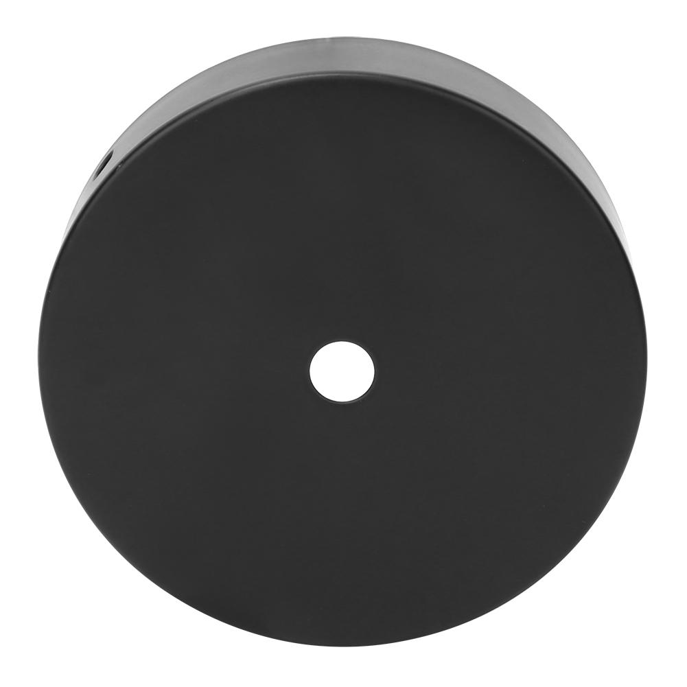 Aluminum Round Shape Ceiling Light Lamp Base Bulb Holder DIY Light AccessoriesBlack