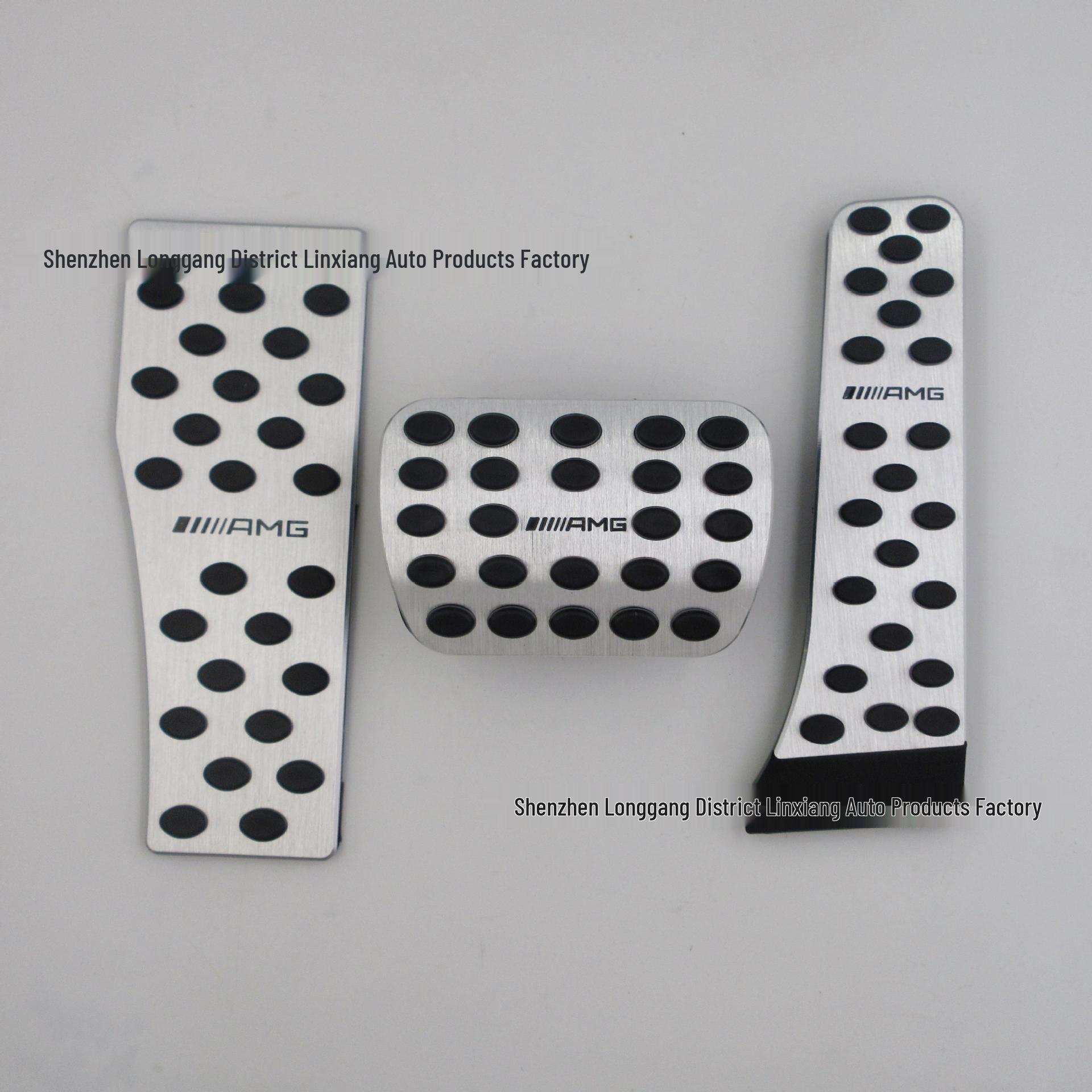 Aluminum Alloy Non-Destructive Installation Pedal Set for S, C, E, GLC, SLC, SL Class