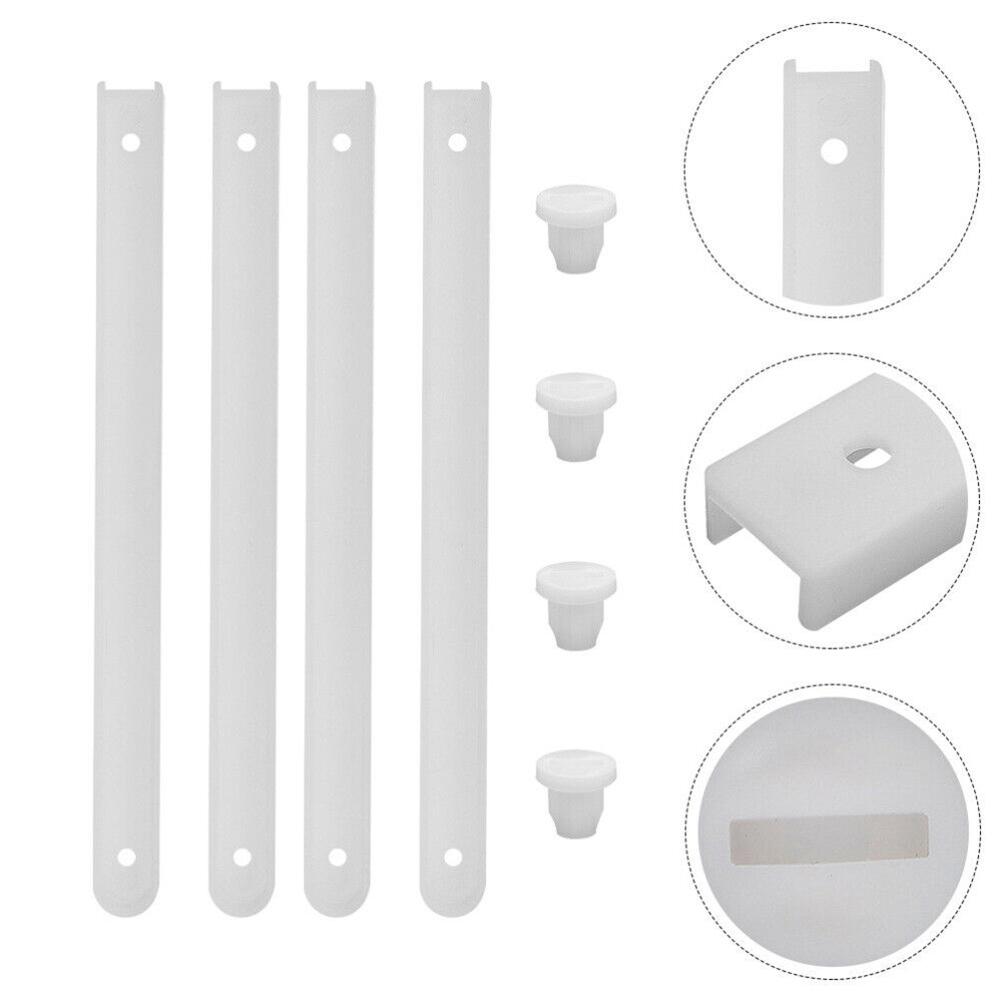 Silent and Efficient Closing Drawer Slides, Pressure Resistance Ensures Longevity, Perfect for Wall Cabinets 4 Pcs