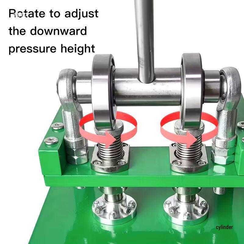 Compact Manual Die-Cutting and Stamping Machine for Leather and Fabric
