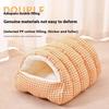 Pet Cat Dog House Indoor Winter Soft Warm Thickened Foldabl Cat And Dog Bed Semienclosed Cat Bed Cat Dog Nests Pet Supplies