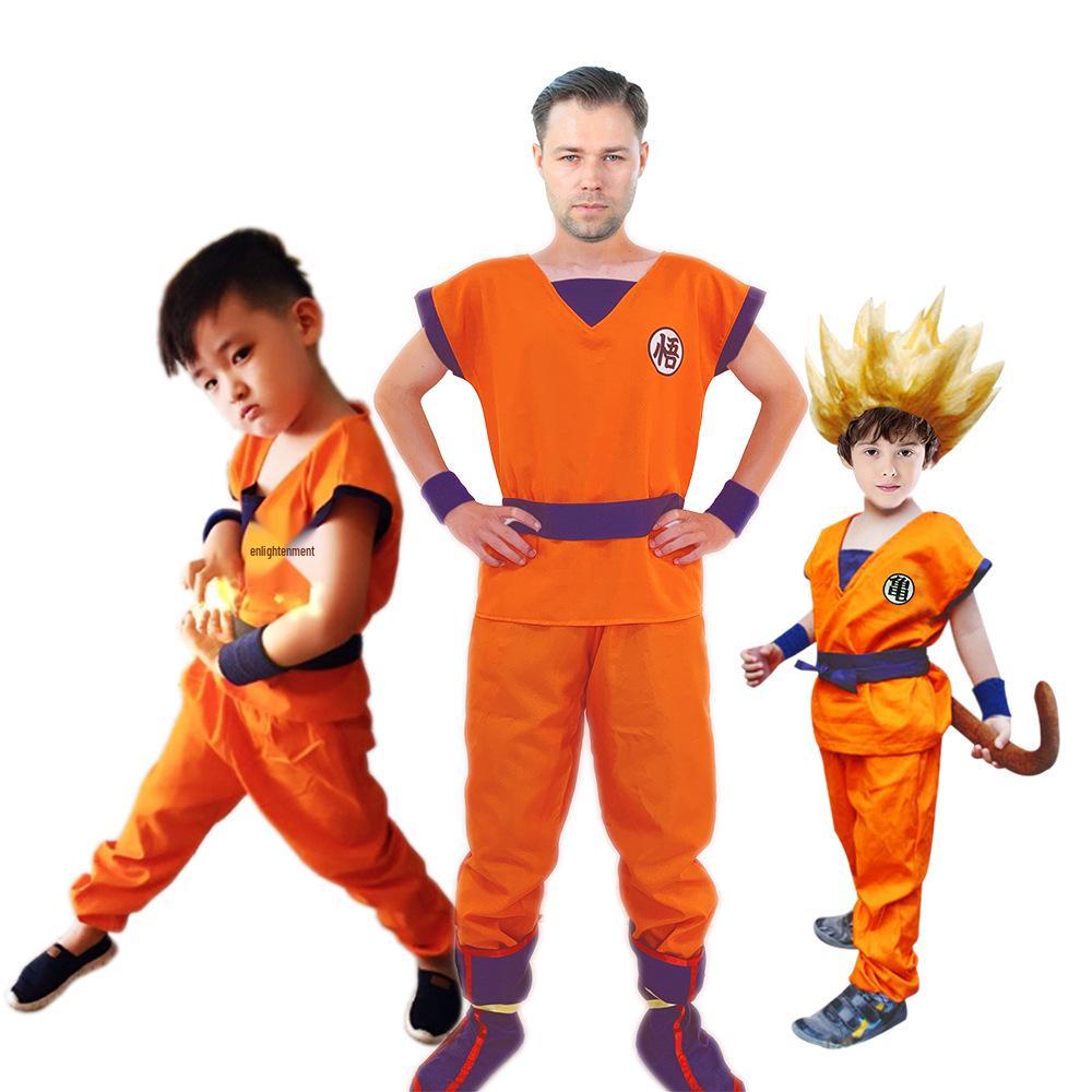 Dragon Ball Goku Kostüm für Kinder & Erwachsene - Anime Bühnenauftritt Outfit
