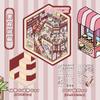 Kawaii 3D Cartoon Miniature Scene Pocket Cabin Stickers Fun DIY Stacking Landscape Scrapbook Decor Stickers