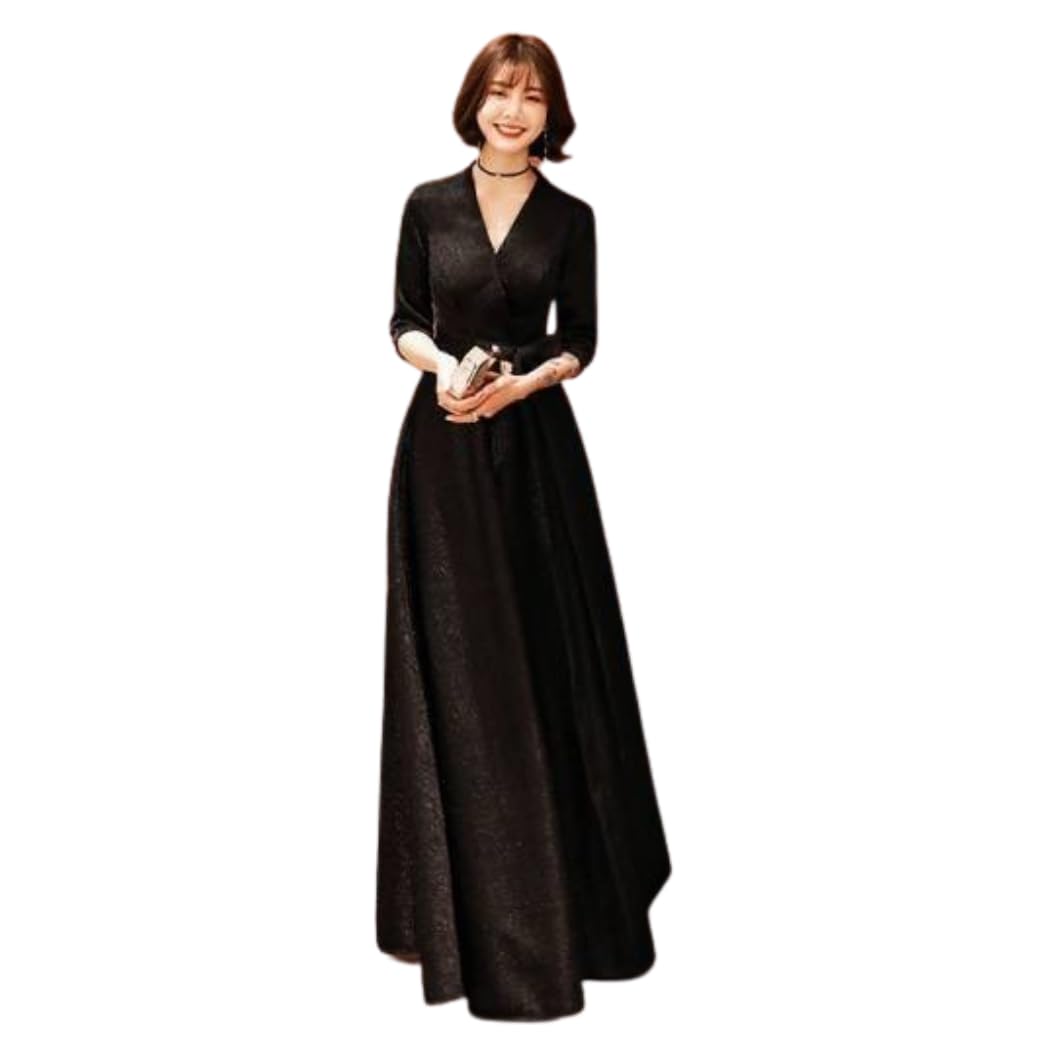 

Длинное вечернее короткое большое платье Cache Formal XL [karim] Платье, черное, концертное, свадебное, платье, А-силуэт, рукав, крутое, блестящее, размер, цвет, платье, простое, (XL) чёрный