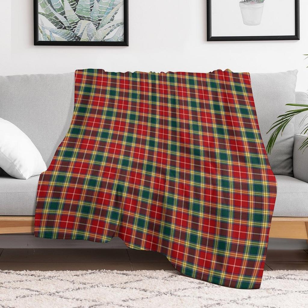 Clan Baxter Tartan Throw Blanket Soft Plush Blanket As Housewarming Gift