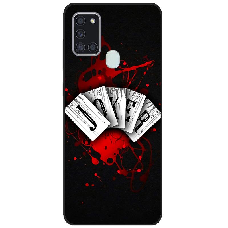 For Samsung A21s SM-A217F/DSN Back Cover tpu Soft Silicone Phone Case For Samsung Galaxy A21s Case Mobile Phone black coque new