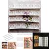 4pcs Clip N Store Home Kitchen Stick Spice Wall Rack Storage Grippe Organizer