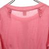 LOUIS VUITTON made in Italy Short sleeve Frill Cut M Pink Women Used