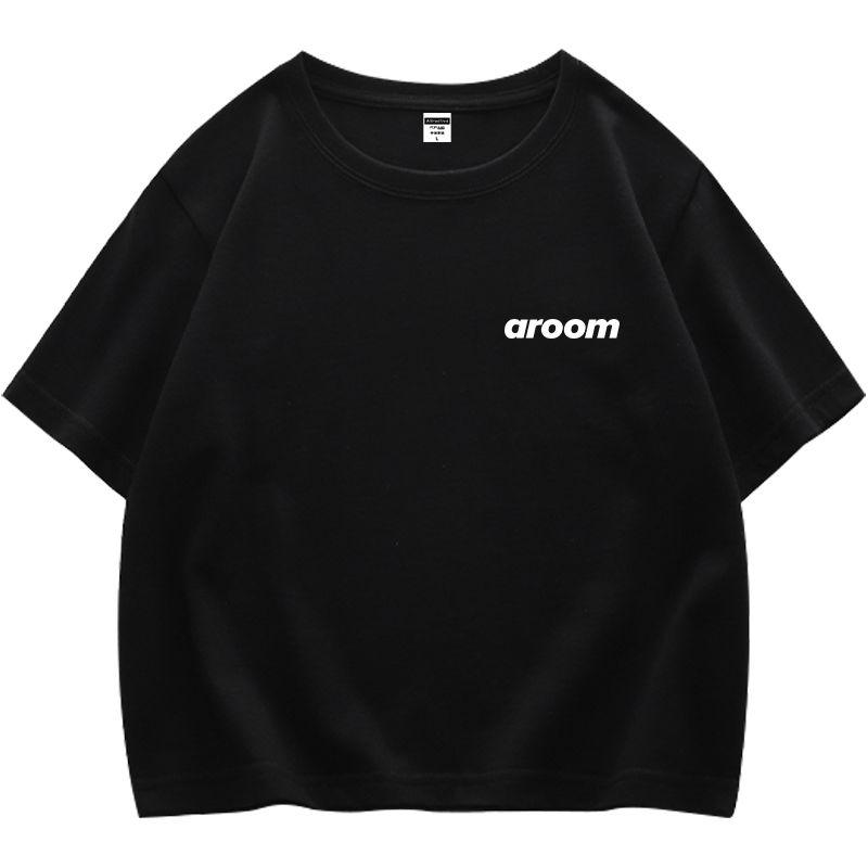 

Park Caiying Rose Summer Tops Short Sleeve T-Shirt Black L