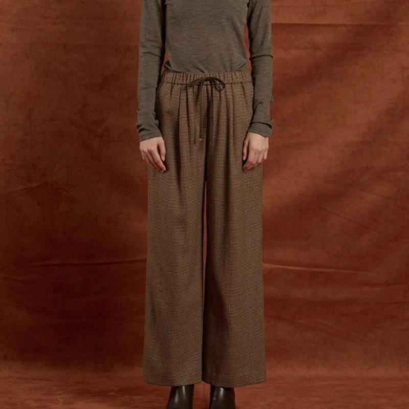BCBG Check Banding String Pants B5w9p306