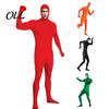 Einfarbiger Cosplay-Bodysuit Ganzkörper-Zentai-Anzug für Männer Frauen, Offenes Gesicht Halloween-Bodysuit, Dehnbarer Spandex-Unitard für Erwachsene Kostümparty,