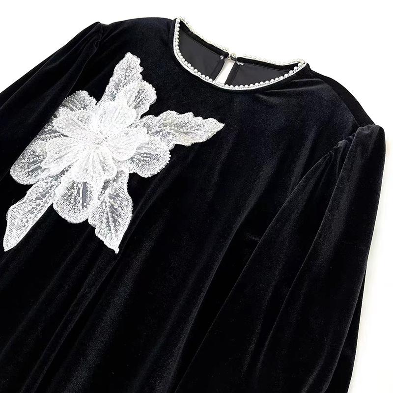 1Pc Diy Sequin Beaded Decorative Lace Patches Multi Layered Clothing Accessories White High Quality Handmade