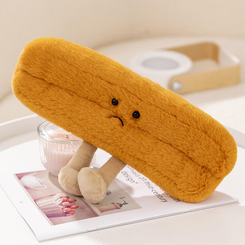 Creative Cute Pendant Bread Story Plush Toy Snack Pillow
