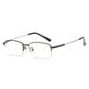 Photochrome Sonnenbrille Outdoor Metallrahmenbrille Rechteckiger Rahmen Fern- und Nahsicht Anti-Blaulicht-Brille