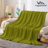 Coperta in Flanella Tinta Unita Verde Oliva Calda Morbida Decorazione Decorativa Calda Accogliente per Divano Halloween Natale Regalo per Tutte le Stagioni