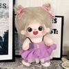 Bambola di Cotone Peluche Kawaii da 20 cm Bambola Idol Peluche Anime Vestito Peluche per Bambini Giocattoli Bambole Stellari Action Figure Vestito Regali per Bambine Bambini