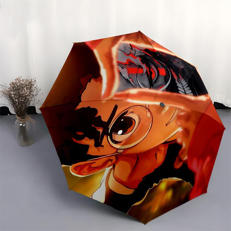 1pc Anime Character Umbrella Automatic Opening & Closing, Foldable Design, Iron Frame, Outdoor Use, Festival Gift, Suitable for Fans, Travel, Daily Us