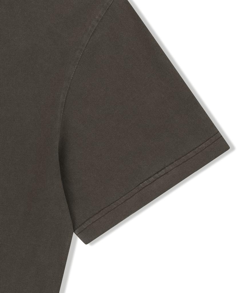 BROWNBREATH Tag Pigment Tee - Brown