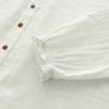 Japanese Style Women's Long Sleeve Lace Collar Shirt: Double Layer Cotton Gauze Loose Blouse