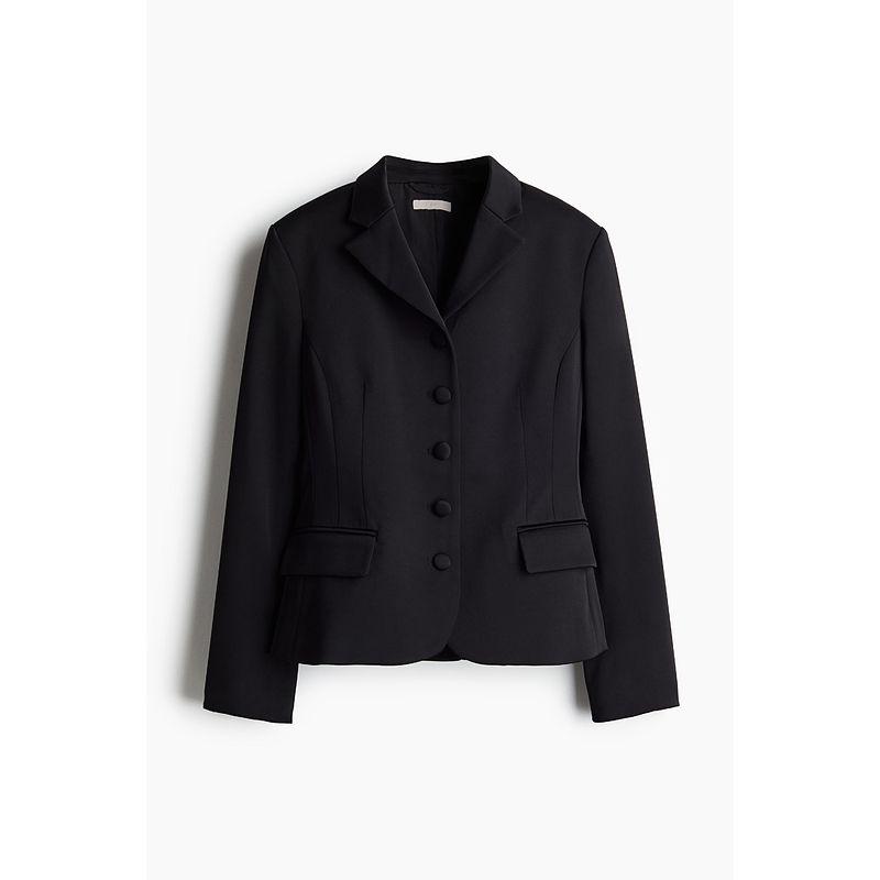 

HM Летний женский приталенный атласный блейзер 1256772