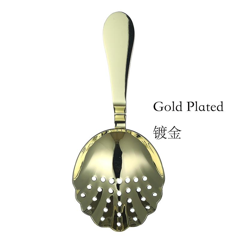 Vintage Julep Cocktailzeef Schelpvormige Zeef Cocktail Mengen Bar Gereedschap