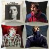 Populär sångare Liam Gallagher Kuddfodral Mjukt Lätt att Tvätta Örngott Mångsidigt för Soffa Säng Resa och Kontor