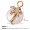 Collana Serie Oceano Placcata Oro 18K con Ciondolo Pesce in Ceramica e Stella Marina
